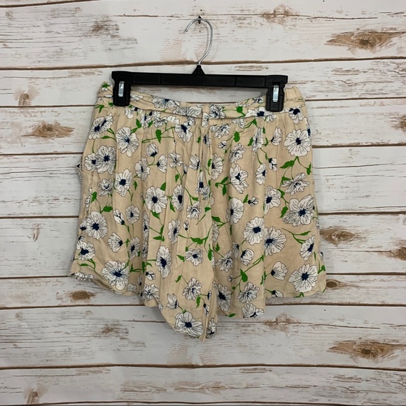 Anthropologie Moon River Floral Tie Waist Shorts NWT - Picture 3 of 5